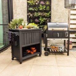 BluMill BBQ Tafel - Inclusief Koelvak 80 Liter - Op Wieltjes - Met Flessenopener - 102 X 46 X 86,5 Cm -Keukengrill Winkel 1200x1200 29