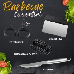 BBQ Gereedschapset - Opbergtas - BBQ Accessoires - BBQ Tang - BBQ Set - BBQ Borstel - BBQ Gereedschap - Roestvrij Staal -Keukengrill Winkel 1200x1200 302