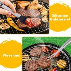 BBQ Accesoires Set Gereedschap Tang Borstel Barbecue Kookgerei - 10 Delig 13 BBQ Accesoires Set Gereedschap Tang Borstel Barbecue Kookgerei - 10 Delig -Keukengrill Winkel 1200x1200 306