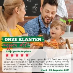 Ecowize Pizzaschep Voor BBQ En Oven - Aluminium Pizzaspatel Vierkant 30cm Met Inklapbaar Handvat - Met Extra Professionele Pizzasnijder -Keukengrill Winkel 1200x1200 311
