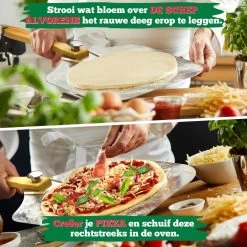 Ecowize Pizzaschep Voor BBQ En Oven - Aluminium Pizzaspatel Vierkant 30cm Met Inklapbaar Handvat - Met Extra Professionele Pizzasnijder -Keukengrill Winkel 1200x1200 313