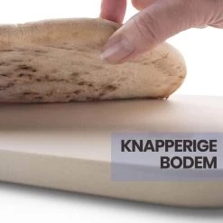 Buxibo 2in1 Pizzasteen - Voor BBQ & Oven - Inclusief Serveer Plank - Pizzabord/Pizzaplank - 30.5 X 38.1 X 1.4 Cm -Keukengrill Winkel 1200x1200 336