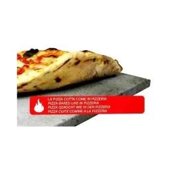 ETNA Pizza Set - Grote Pizzasteen & GRATIS Pizzaschep - 30 Cm X 38 Cm - Echt Italiaanse Pizzasteen - Broodbaksteen - BBQ Pizzasteen - Gemaakt Van Lavasteen Uit De Etna - Non-stick - Eppicotispai -Keukengrill Winkel 1200x1200 358