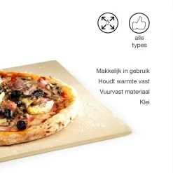 Barbecook BBQ Pizzaplaat - Pizzasteen - Voor Barbecue - Rechthoekig - 43 X 35 Cm -Keukengrill Winkel 1200x1200 380