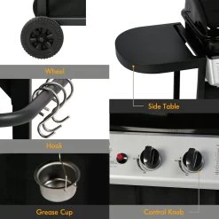 Bighorn Gasbarbecue En Grill – 2 Branders – Zwart -Keukengrill Winkel 1200x1200 498