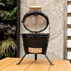 BluMill Kamado BBQ Egg - Kamado 13 Inch - Incl. Vlees Thermometer - Houtskoolbarbecues - Zwart - Ø 27cm -Keukengrill Winkel 1200x1200 537