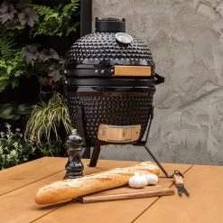 BluMill Kamado BBQ Egg - Kamado 13 Inch - Incl. Vlees Thermometer - Houtskoolbarbecues - Zwart - Ø 27cm -Keukengrill Winkel 1200x1200 542