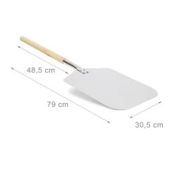 Relaxdays Pizzaschep - Vierkant - Metaal -Keukengrill Winkel 1200x1200 59