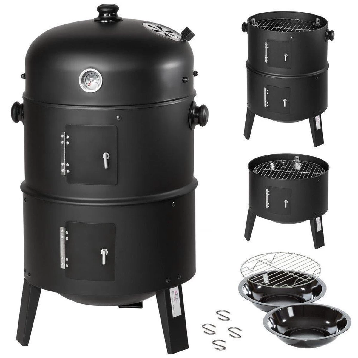 Winter BBQ Smoker - Winter Barbecue - Charcoal Grill - Ø 37cm 7 Winter BBQ Smoker - Winter Barbecue - Charcoal Grill - Ø 37cm - Afbeelding 7