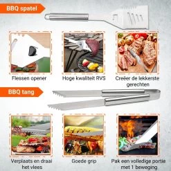 BBQ Accesoires Gereedschapset Koffer Set Tang Borstel Schort Barbecue Dagdeals - Chef Cook BBQ Accessoires Set 15 BBQ Accesoires Gereedschapset Koffer Set Tang Borstel Schort Barbecue Dagdeals - Chef Cook BBQ Accessoires Set -Keukengrill Winkel 1200x1200 633
