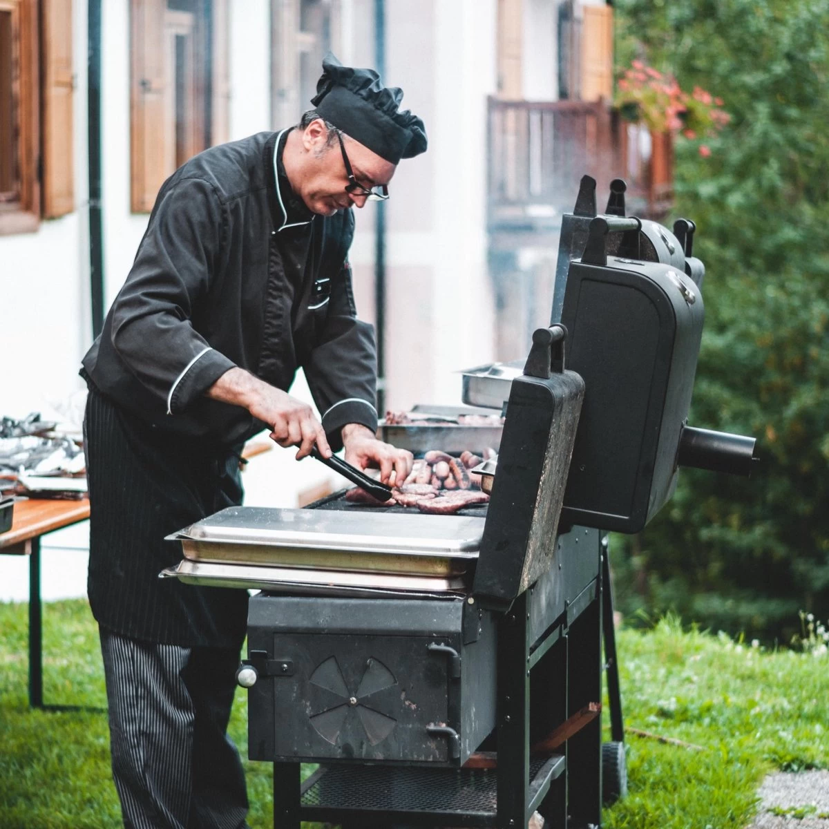 BBQ Accesoires Gereedschapset Koffer Set Tang Borstel Schort Barbecue Dagdeals - Chef Cook BBQ Accessoires Set 7 BBQ Accesoires Gereedschapset Koffer Set Tang Borstel Schort Barbecue Dagdeals - Chef Cook BBQ Accessoires Set - Afbeelding 7