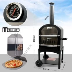 MaxxGarden Pizza Oven - Smoker Barbecue Op Hout, Houtskool Of Pellets - 45 X 65 X 158cm 15 MaxxGarden Pizza Oven - Smoker Barbecue Op Hout, Houtskool Of Pellets - 45 X 65 X 158cm -Keukengrill Winkel 1200x1200 667