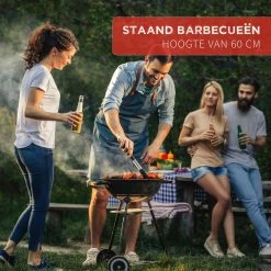BBQ Collection Houtskoolbarbecue - Kogelbarbecue 45 X 60 Centimeter - Ronde Barbecue - Barbecue Op Wielen - Zwart - Metaal -Keukengrill Winkel 1200x1200 677