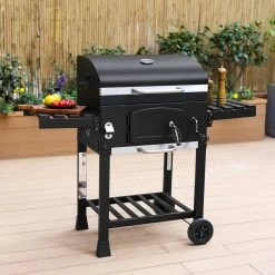 Alice's Garden Houtskool BBQ Bernard - Smoker - Verstelbare Houtskoolbak - Zwart -Keukengrill Winkel 1200x1200 687