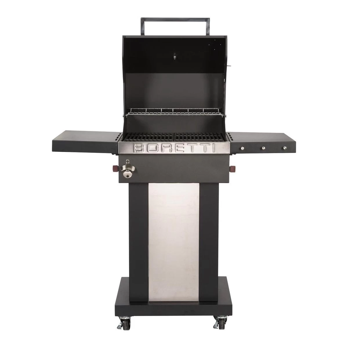 Boretti Totti Houtskoolbarbecue - 60 X 111 Cm - Antraciet 2 Boretti Totti Houtskoolbarbecue - 60 X 111 Cm - Antraciet - Afbeelding 2