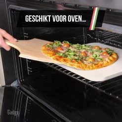 Gadgy Pizzasteen Met Pizzaschep – Cordieriet Voor Knapperige Pizzabodem – Pizzasteen Voor BBQ, Oven Of Kamado - Pizzaspatel - Pizza Set -Keukengrill Winkel 1200x1200 88