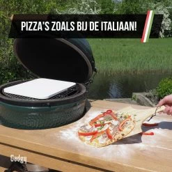 Gadgy Pizzasteen Met Pizzaschep – Cordieriet Voor Knapperige Pizzabodem – Pizzasteen Voor BBQ, Oven Of Kamado - Pizzaspatel - Pizza Set -Keukengrill Winkel 1200x1200 91
