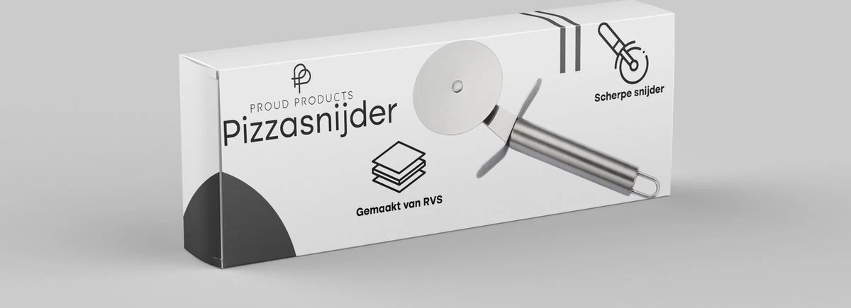 ProudProducts - Pizzasnijder - Ophangbaar - RVS 6 ProudProducts - Pizzasnijder - Ophangbaar - RVS - Afbeelding 6