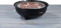Alpina Elektrische BBQ - Tafel-Barbecue - Geen Rook - Binnen Barbecueën - 1250W - Ø 30 Cm - Zwart -Keukengrill Winkel 1200x557