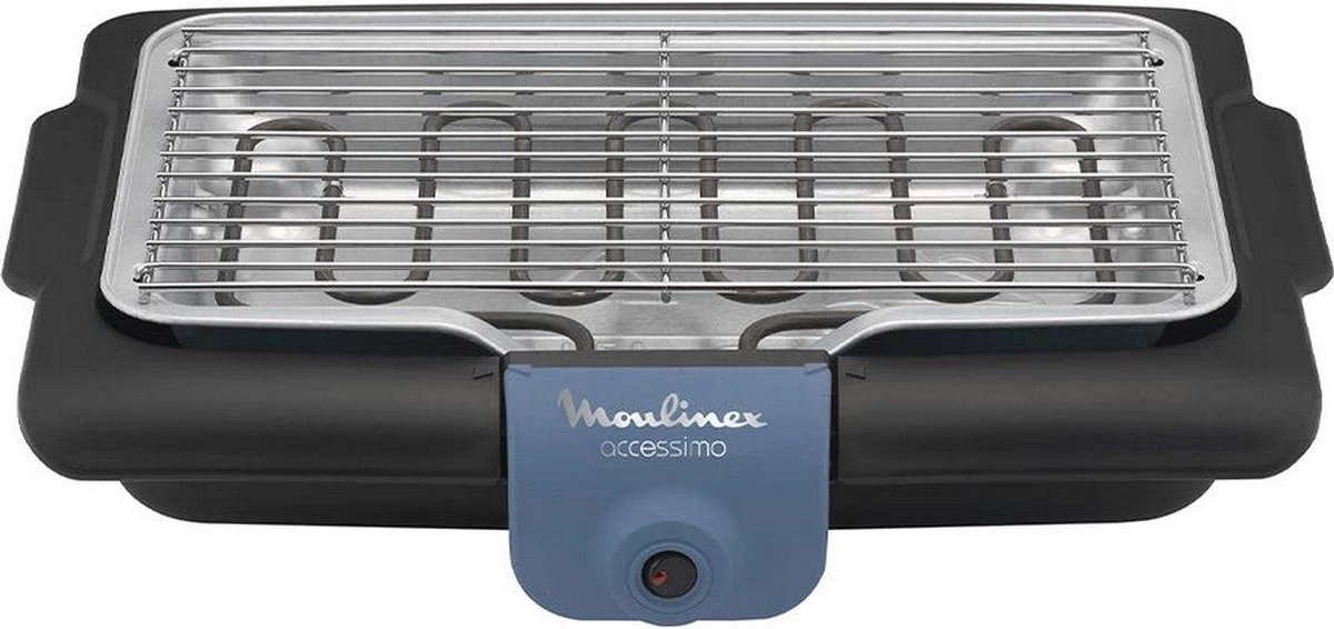 Moulinex BG134812 Barbecue Tafelblad Electrisch 2100W Zwart, Blauw, Zilver Barbecue 8 Moulinex BG134812 Barbecue Tafelblad Electrisch 2100W Zwart, Blauw, Zilver Barbecue - Afbeelding 8