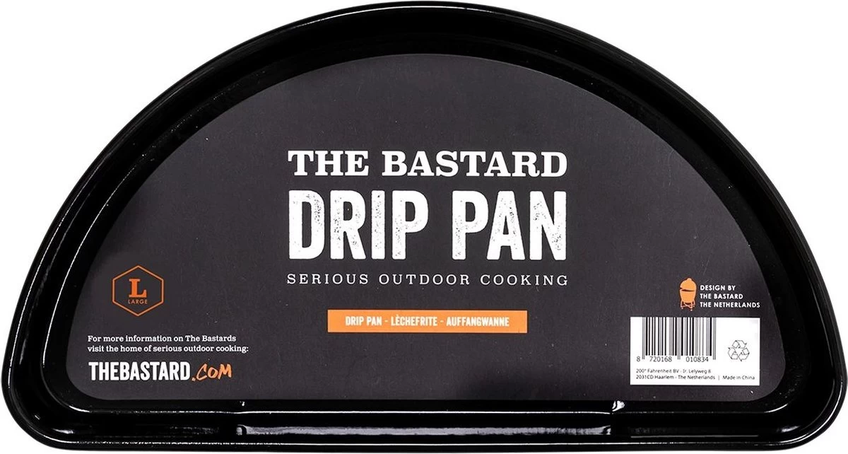The Bastard - Large - Drip Pan - Halve Maan - ø 37 Cm 4 The Bastard - Large - Drip Pan - Halve Maan - ø 37 Cm - Afbeelding 4