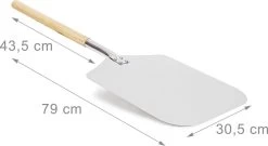 Relaxdays Pizzaschep - Vierkant - Metaal -Keukengrill Winkel 1200x654