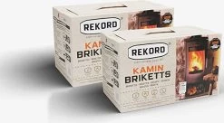 Bruinkoolbriket 10 Kg REKORD- Briketten - Brandhout-briketten Geperst -houtkachel 10kg - 18stk -Keukengrill Winkel 1200x660