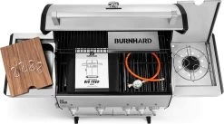 Burnhard Gas BBQ Big FRED Deluxe - 4 Branders - Incl. Keramische Infraroodbrander & Afdekhoes - Deluxe 36 Burnhard Gas BBQ Big FRED Deluxe - 4 Branders - Incl. Keramische Infraroodbrander & Afdekhoes - Deluxe -Keukengrill Winkel 1200x668