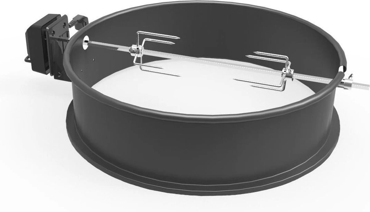 BBQ Rotisserie Ring Elektrisch Barbecuespit - Oa Geschikt Voor Weber Ø 57 CM Kettle 1 BBQ Rotisserie Ring Elektrisch Barbecuespit - Oa Geschikt Voor Weber Ø 57 CM Kettle