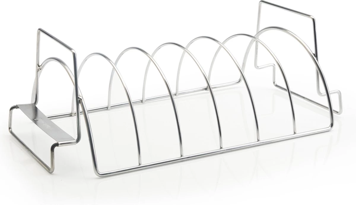 Barbecook Vlees & Ribrek - Spareribs Houder - RVS - Inox Barbecook Vlees & Ribrek - Spareribs Houder - RVS - Inox 4 Barbecook Vlees & Ribrek - Spareribs Houder - RVS - Inox Barbecook Vlees & Ribrek - Spareribs Houder - RVS - Inox - Afbeelding 4