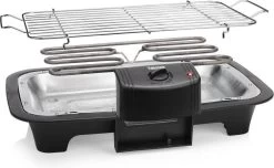 Tristar BQ-2813 Electrische Tafelbarbecue - Grilloppervlak (LxB) 38x22 Cm - 2000W - Zwart -Keukengrill Winkel 1200x739 1