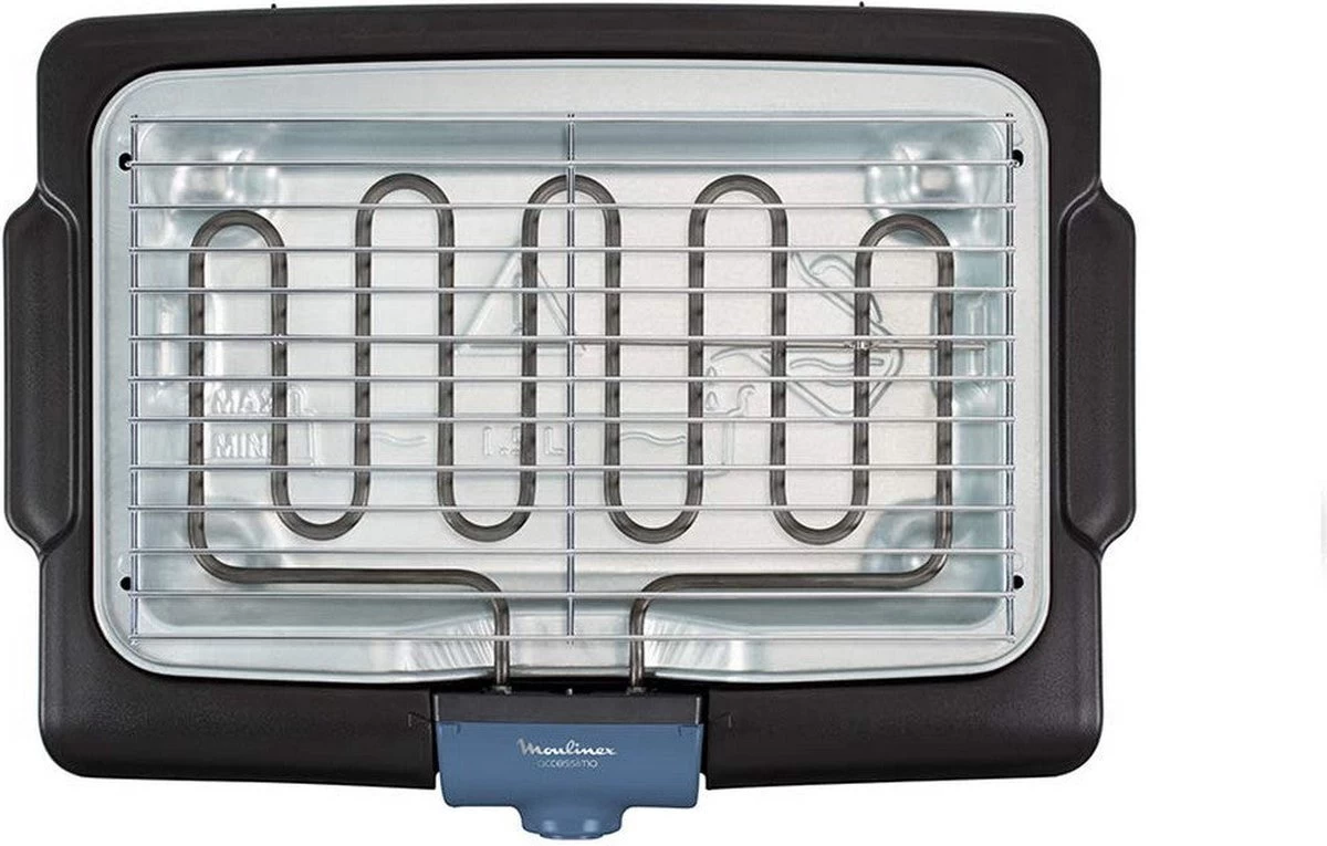Moulinex BG134812 Barbecue Tafelblad Electrisch 2100W Zwart, Blauw, Zilver Barbecue 6 Moulinex BG134812 Barbecue Tafelblad Electrisch 2100W Zwart, Blauw, Zilver Barbecue - Afbeelding 6