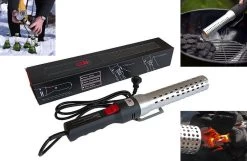 Elektrische BBQ - Looftlighter Alternatief - Grill Aansteker - Houtskool En Briketten Aansteken Zonder De Smaak Van Jouw Gerechten Aan Te Tasten Door Gebruik Van Chemische Aanmaakblokjes!