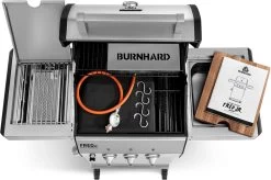 Burnhard Gas BBQ FRED JR. Deluxe - 2 Branders - Incl. Keramische Infraroodbrander & Afdekhoes - Deluxe 35 Burnhard Gas BBQ FRED JR. Deluxe - 2 Branders - Incl. Keramische Infraroodbrander & Afdekhoes - Deluxe -Keukengrill Winkel 1200x796 1