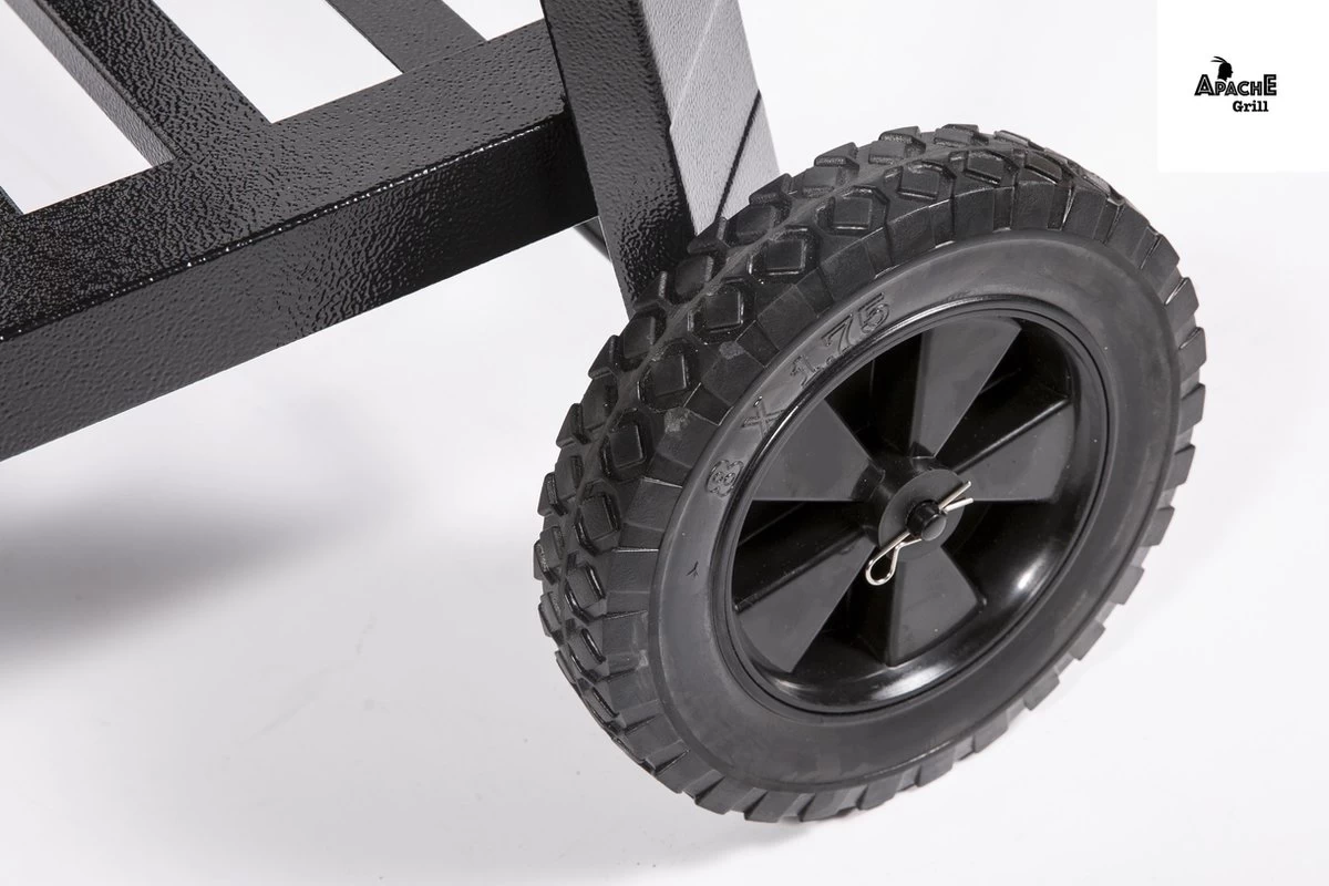 Apache Grill 21 Inch Kamado BBQ Egg | Houtskool | Zwart | Ø 50cm Grill Oppervlak | Dubbelwandig & Geïsoleerd 10 Apache Grill 21 Inch Kamado BBQ Egg | Houtskool | Zwart | Ø 50cm Grill Oppervlak | Dubbelwandig & Geïsoleerd - Afbeelding 10