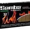 Samba Aanmaakblokjes Bruin (32 Stuks) - Milieuvriendelijk