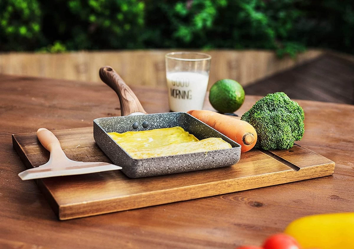 Zaigon All In 1 Pan - Inductie + Vaatwasmachinebestendig - Kleine Pan - Omeletpan - Tamagoyaki Pan - Tamago Pan - Vierkante Pan - Sushi Pan - Vierkante Pan 3 Zaigon All In 1 Pan - Inductie + Vaatwasmachinebestendig - Kleine Pan - Omeletpan - Tamagoyaki Pan - Tamago Pan - Vierkante Pan - Sushi Pan - Vierkante Pan - Afbeelding 3