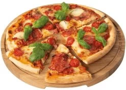 Boska Pizzaplank Friends L - BBQ Accessoires - Eikenhout - Handige Opvanggeul - Ø 34 Cm -Keukengrill Winkel 1200x857 1