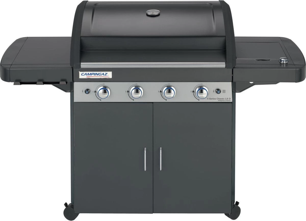 Campingaz 4 Series Classic LS Gasbarbecue - 4 Branders - Zwart - BBQ 1 Campingaz 4 Series Classic LS Gasbarbecue - 4 Branders - Zwart - BBQ