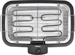Tristar BQ-2813 Electrische Tafelbarbecue - Grilloppervlak (LxB) 38x22 Cm - 2000W - Zwart -Keukengrill Winkel 1200x885