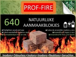 PROF-FIRE - 640 Aanmaakblokjes Bruin- Voordeelbox - Ecologisch - Milieuvriendelijk - CO2 Neutraal - Fire-Up Kwaliteit -Keukengrill Winkel 1200x900 10