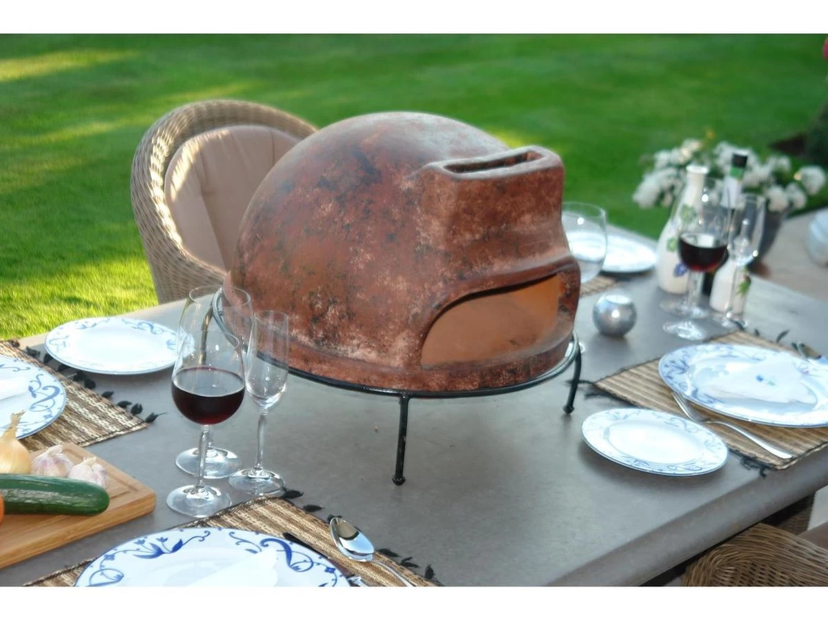 Sol-y-Yo Houtgestookte Toscaanse Stenen Pizza Oven 52CM 9 Sol-y-Yo Houtgestookte Toscaanse Stenen Pizza Oven 52CM - Afbeelding 9