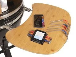 Patton - Kamado 21" - Premium Black - Keramische Barbecue - Incl. Bluetooth Kerntemperatuurmeter - LED Verlichting - Large - Compleet - Zwart -Keukengrill Winkel 1200x900 45