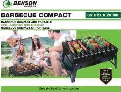 Benson Barbecue Compact - Met Handvat - 35 X 27 X 20 Cm 7 Benson Barbecue Compact - Met Handvat - 35 X 27 X 20 Cm -Keukengrill Winkel 1200x916
