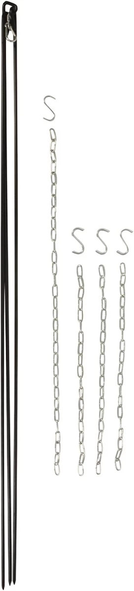 Esschert Design - Driepoot Met Ketting - Haardvuur Accessoires - Staal - Zwart 14 Esschert Design - Driepoot Met Ketting - Haardvuur Accessoires - Staal - Zwart - Afbeelding 14