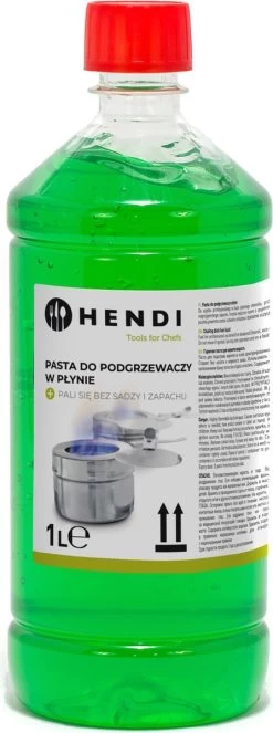 Hendi Brandpasta Voor Chafing Dish - Brandgel Fles - 1 Liter