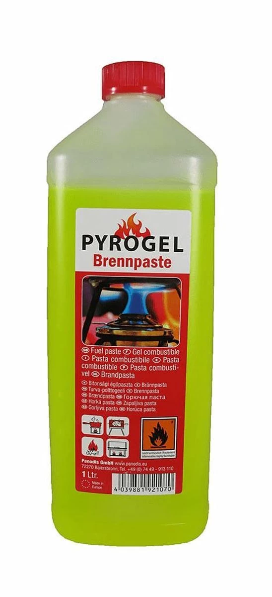 Pyrogel Brandpasta - Fles 1 Liter 2 Pyrogel Brandpasta - Fles 1 Liter - Afbeelding 2