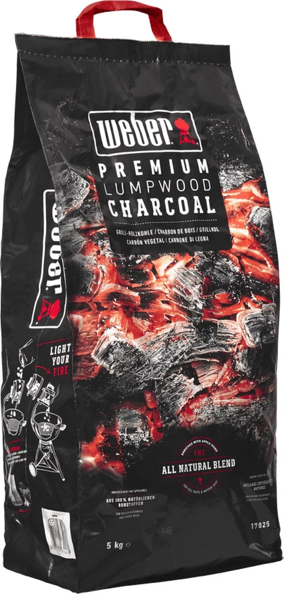 WEBER Houtskool - Zak Van 5 Kg 1 WEBER Houtskool - Zak Van 5 Kg