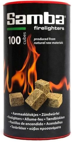 Samba Bruine Aanmaakblokjes Openhaard - 600 Stuks In Kokers - Omdoos 5 Samba Bruine Aanmaakblokjes Openhaard - 600 Stuks In Kokers - Omdoos -Keukengrill Winkel 614x1200 1