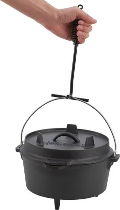 Dutch Oven Enkhuizen Met Deksel Gietijzer Zwart 4,2 L -Keukengrill Winkel 684x1200 1